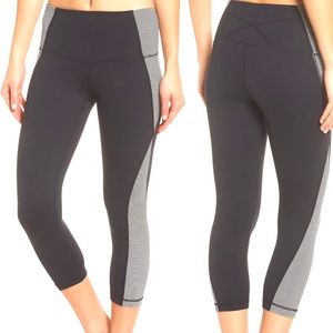 Zella Sporty Splice Cropped Leggings